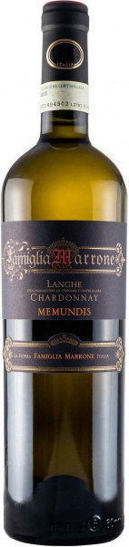 Вино Famiglia Marrone, "Memundis" Langhe DOC Chardonnay, 2016