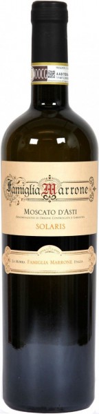 Вино Famiglia Marrone, "Solaris", Moscato d'Asti DOCG