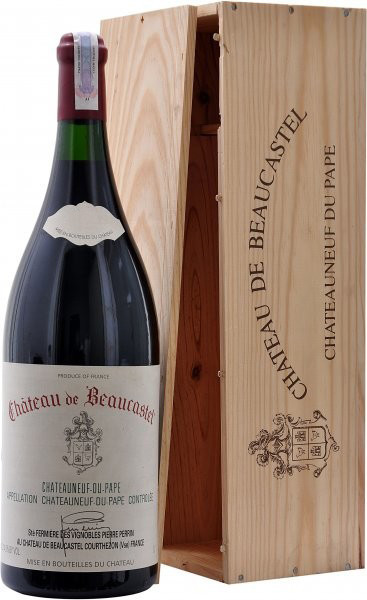 Вино Famille Perrin, "Chateau de Beaucastel", Chateauneuf-du-Pape AOC, 2017, wooden box, 3 л
