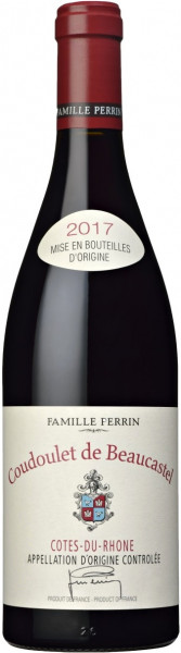 Вино Famille Perrin, "Coudoulet de Beaucastel", Cotes-du-Rhone AOC Rouge, 2017