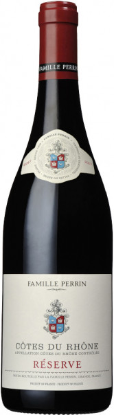 Вино Famille Perrin, "Reserve" Cotes du Rhone AOC Rouge, 2017