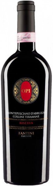 Вино Fantini, "Opi" Montepulciano d'Abruzzo Colline Teramane DOCG Riserva, 2011