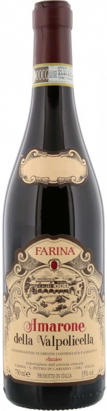 Вино Farina, Amarone della Valpolicella Classico DOCG, 2015