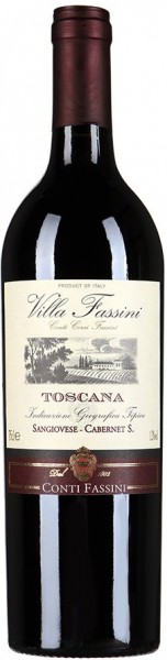Вино Fassini, "Villa Fassini" Rosso, Toscana IGT