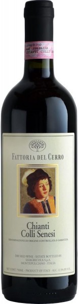 Вино Fattoria del Cerro, Chianti Colli Senesi DOCG, 2014, 0.375 л