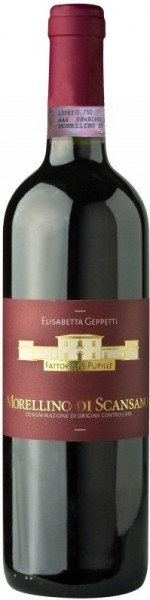 Вино Fattoria Le Pupille, Morellino Di Scansano DOCG, 2008, 0.375 л