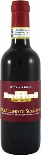 Вино Fattoria Le Pupille, Morellino di Scansano DOCG, 2018, 0.375 л