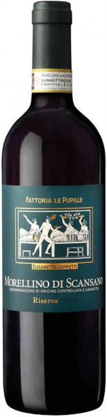 Вино Fattoria Le Pupille, Morellino di Scansano Riserva DOCG, 2019