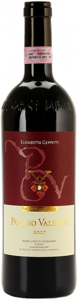 Вино Fattoria Le Pupille, "Poggio Valente", Morellino di Scansano Riserva DOC, 2007, 0.375 л