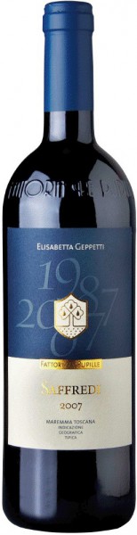 Вино Fattoria Le Pupille, "Saffredi", Toscana Maremma IGT, 2007, 0.375 л
