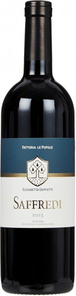 Вино Fattoria Le Pupille, "Saffredi", Toscana Maremma IGT, 2015, 0.375 л