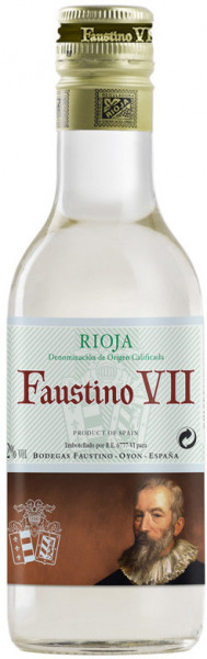 Вино "Faustino VII" Blanco, 2017, 0.187 л