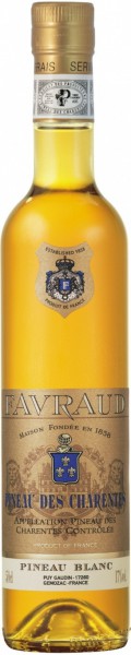 Вино Favraud, Pineau des Charentes AOC Blanc, 0.35 л
