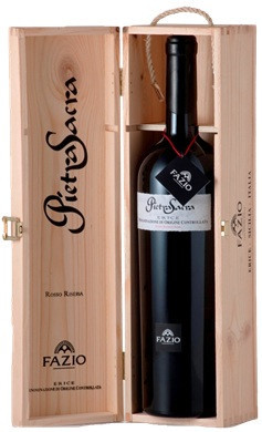 Вино Fazio, "PietraSacra" Rosso Riserva, Erice DOC, 2010, wooden box, 1.5 л