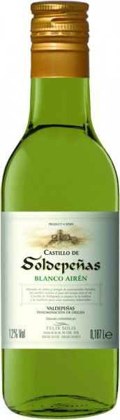Вино Felix Solis, "Castillo de Soldepenas" Airen, Valdepenas DO, 0.187 л