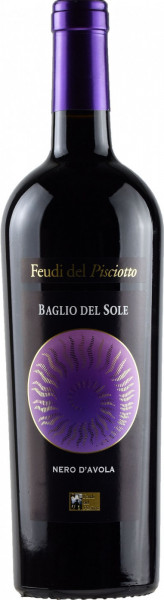 Вино Feudi del Pisciotto, "Baglio del Sole" Nero d'Avola, Sicilia IGT, 2018
