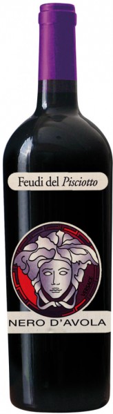 Вино Feudi del Pisciotto, Versace Nero D'avola, Sicilia IGT, 2012