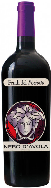 Вино Feudi del Pisciotto, "Versace" Nero D'avola, Sicilia IGT, 2015