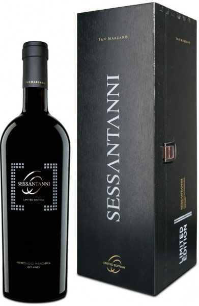Вино Feudi di San Marzano, "Sessantanni" Limited Edition, Primitivo di Manduria AOP, 2015, gift box, 3 л
