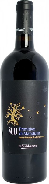 Вино Feudi di San Marzano, "SUD" Primitivo di Manduria DOP, 2011