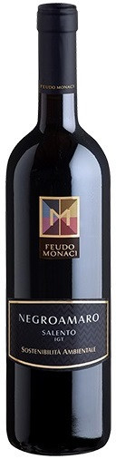 Вино Feudo Monaci, Negroamaro, Salento IGT, 2018