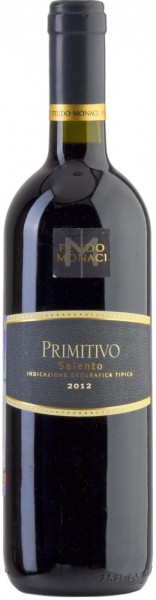 Вино Feudo Monaci, Primitivo, Salento IGT, 2012