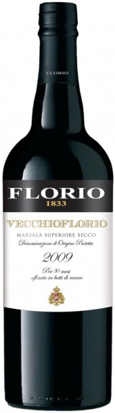 Вино Florio, "Vecchio Florio", Marsala DOC, 2009
