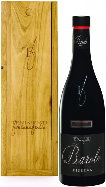 Вино Fontanafredda, Barolo DOCG Riserva, 2000, wooden box