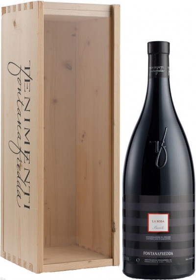 Вино Fontanafredda, "La Rosa", Barolo DOCG, 2005, wooden box, 3 л