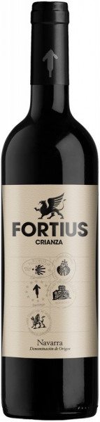 Вино "Fortius" Crianza Tempranillo, Navarra DO, 2018