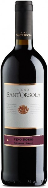 Вино Fratelli Martini, "Sant’Orsola" Rosso Medium Sweet