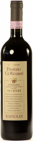 Вино "Fruttaio Ca' Rizzieri", Sfursat di Valtellina DOCG, 2002