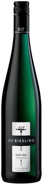 Вино Furst von Metternich, "50° Parallel" Riesling Trocken, 0.75 л