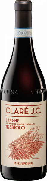 Вино G.D.Vajra, "Clare J.C.", Lange DOC Nebbiolo, 2017
