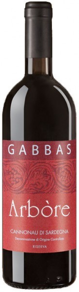 Вино Gabbas, "Arbore" Riserva, Cannonau di Sardegna DOC, 2011