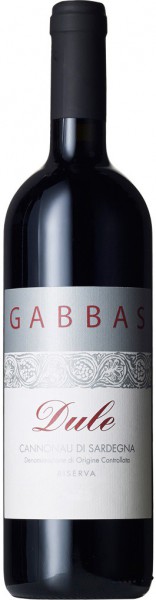 Вино Gabbas, "Dule" Riserva, Cannonau di Sardegna DOC, 2009