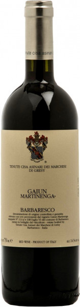 Вино "Gaiun Martinenga", Barbaresco DOCG, 2012