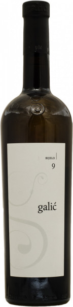 Вино Galic, "Bijelo 9", 2014