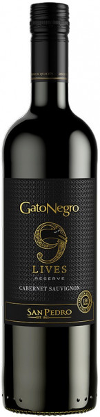 Вино Gato Negro, "9 Lives" Reserve Cabernet Sauvignon, 2017