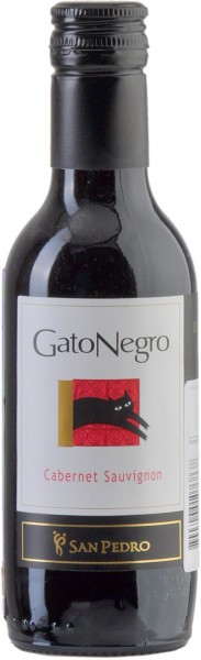 Вино "Gato Negro" Cabernet Sauvignon, 2012, 0.1875 л