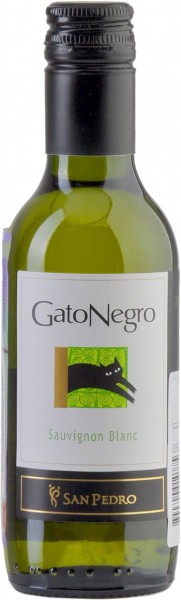 Вино "Gato Negro" Sauvignon Blanc, 2015, 0.1875 л
