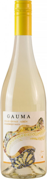 Вино "Gauma" Chardonnay-Airen Semisweet White, Tierra de Castilla IGP