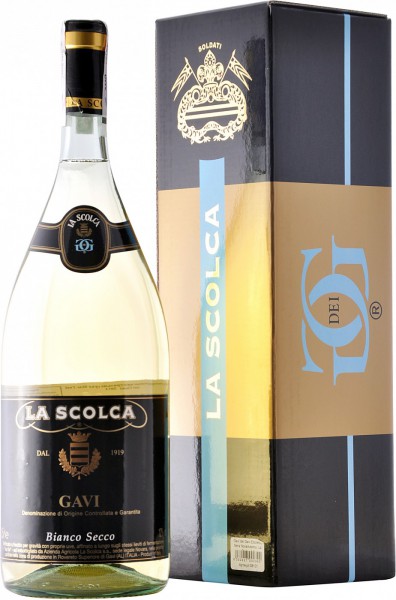 Вино Gavi dei Gavi DOCG 2012 in gift box, 1.5 л