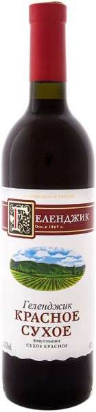 Вино "Gelendzhik" Red Dry