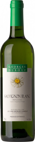 Вино Georges Duboeuf, Sauvignon Blanc, Vin de Pays d'Oc, 2016
