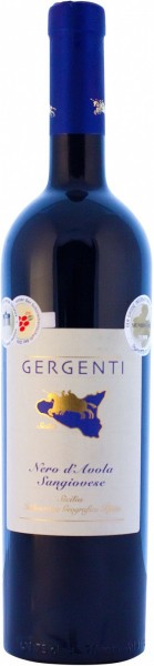 Вино "Gergenti" Nero d'Avola-Sangiovese, Sicilia IGT, 2010