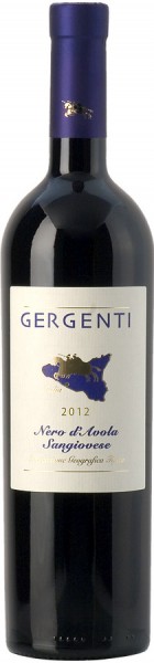 Вино "Gergenti" Nero d'Avola-Sangiovese, Sicilia IGT, 2012