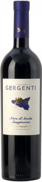 Вино "Gergenti" Nero d'Avola-Sangiovese, Sicilia IGT, 2013