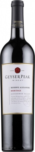 Вино Geyser Peak, "Reserve Alexandre" Meritage, Alexander Valley, 2007