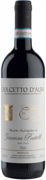 Вино Giacosa Fratelli, Dolcetto d'Alba DOC, 2016
